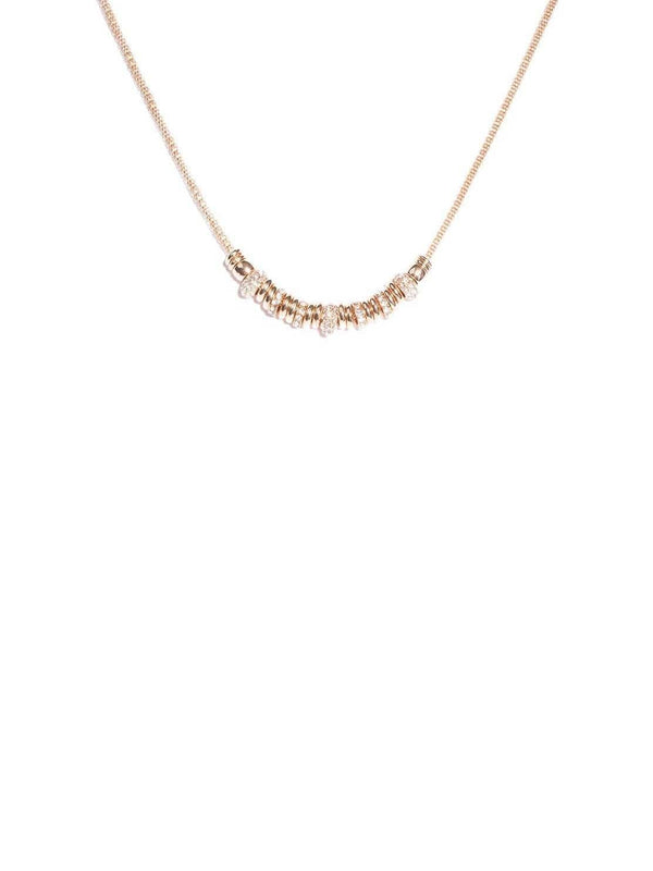 Colette by Colette Hayman Diamanye Paved Metal Rings Necklace
