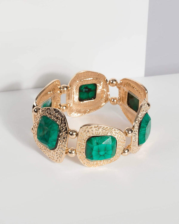 Emerald Large Acrylic Bracelet | Wristwear