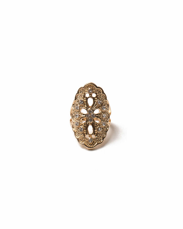 Colette by Colette Hayman Filigree Gold Statement Ring - Small