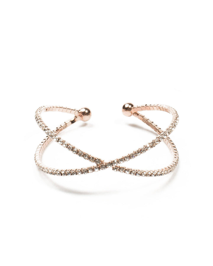 Flexi Diamante Stone Bracelet | Wristwear
