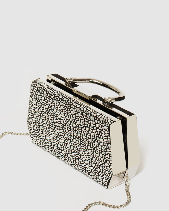 Colette by Colette Hayman Gia Crystal Top Handle Clutch Bag