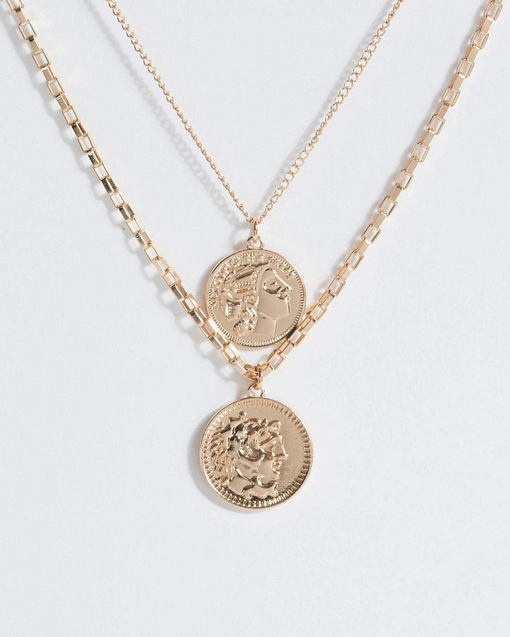 Gold 2 Pack Coin Necklaces | Necklaces