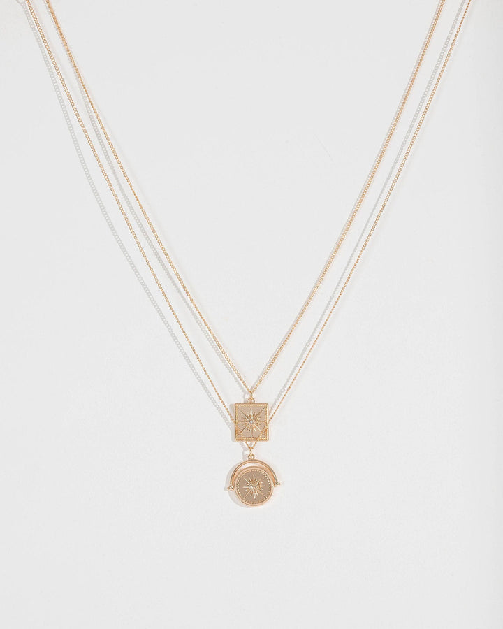Gold 2 Pack True North Pendant Necklaces | Necklaces