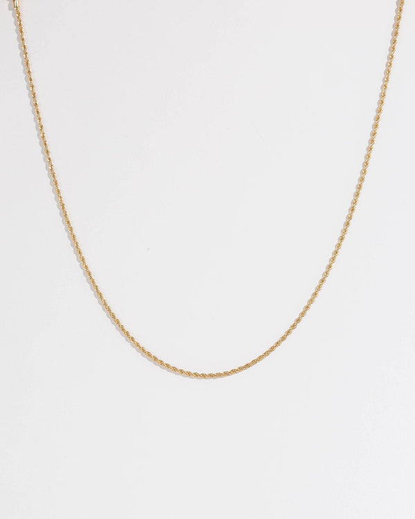 Colette by Colette Hayman Gold 48cm Rope Chain Necklace