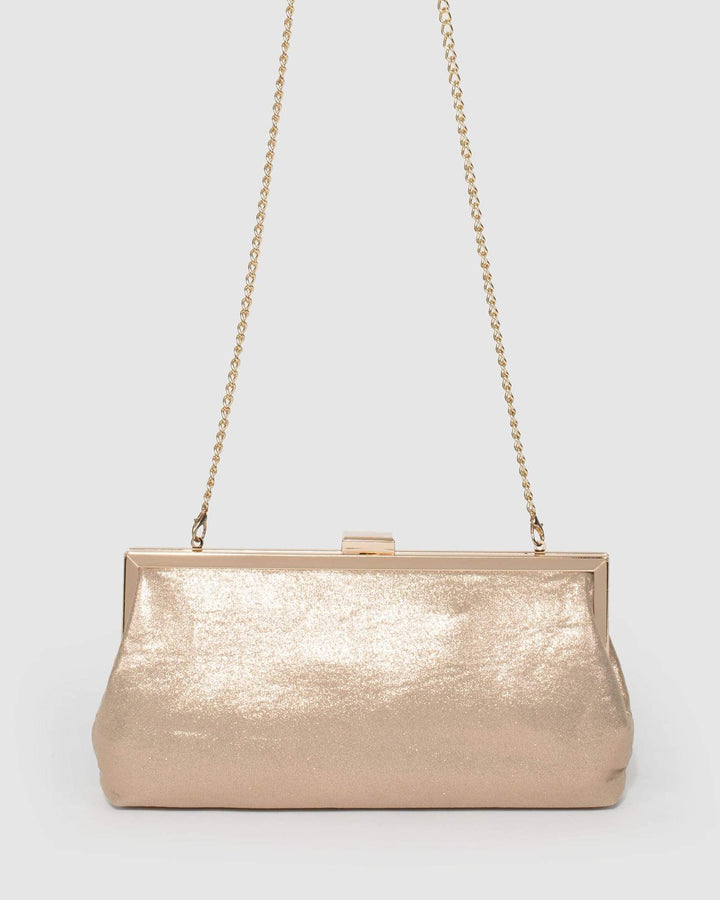 Gold Arya Clutch Bag | Clutch Bags