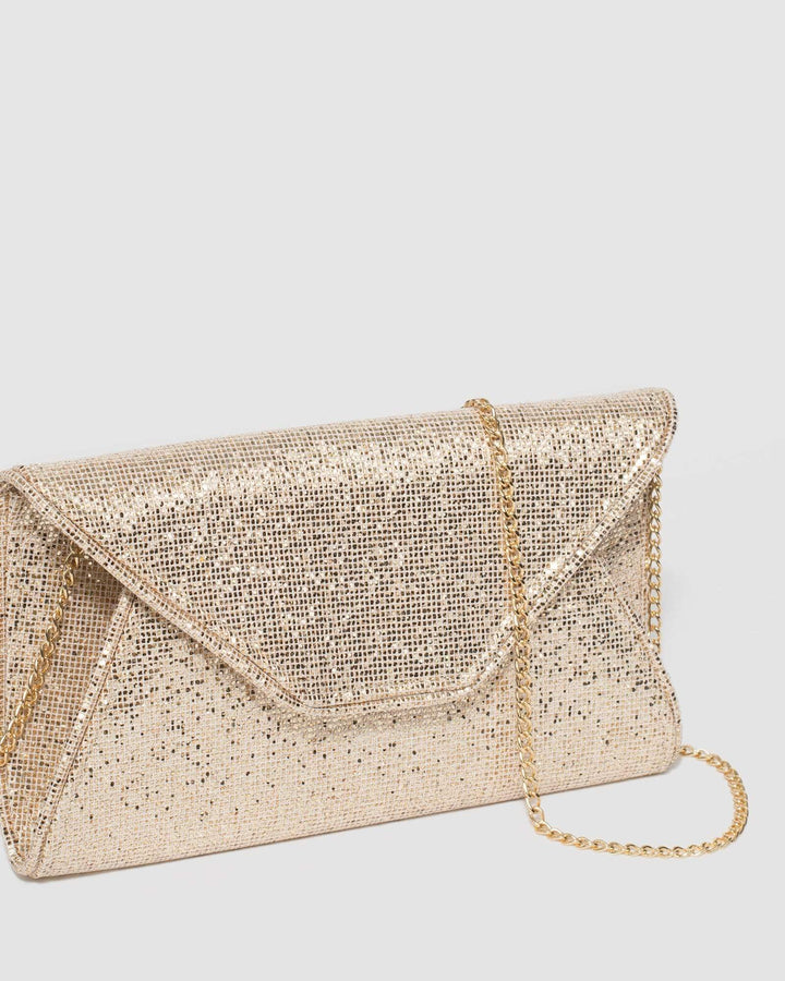 Gold August Clutch Bag | Clutch Bags