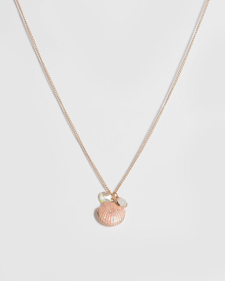 Gold Beach Pendant Necklace | Necklaces