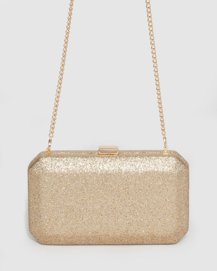 Colette by Colette Hayman Gold Bonita Hardcase Clutch Bag