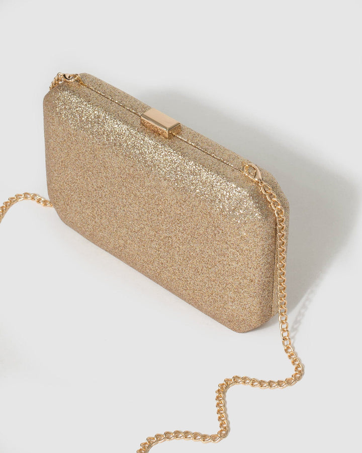 Colette by Colette Hayman Gold Bonita Hardcase Clutch Bag