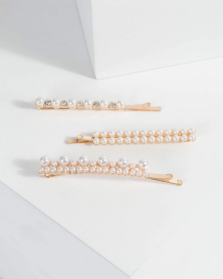 Gold Bubble Look Bobby Pins | Accessories