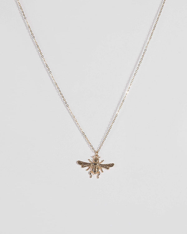 Gold Bug Pendant Necklace | Necklaces