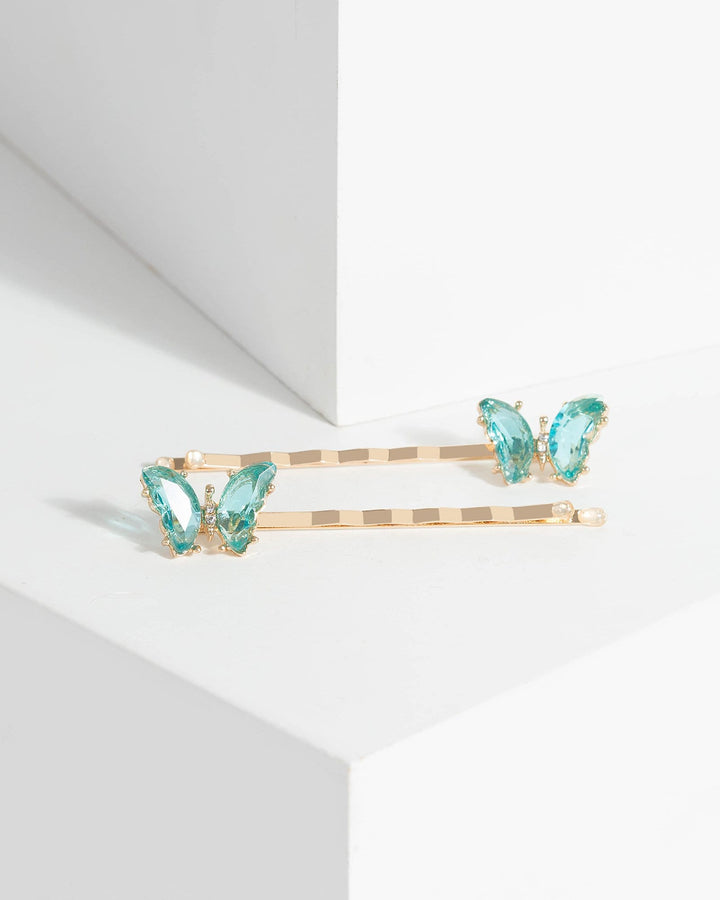 Gold Butterfly Bobby Pins | Accessories