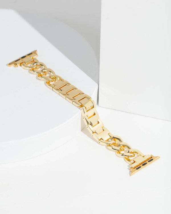 Colette by Colette Hayman Gold Chain Link Apple Watch Band