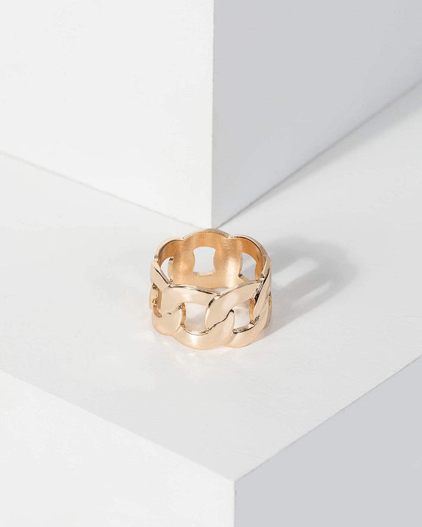 Gold Chain Look Ring | Rings