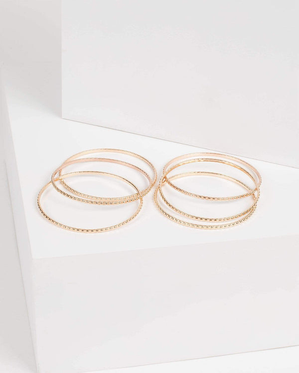 Gold Chain Pendant Bracelet Set | Wristwear