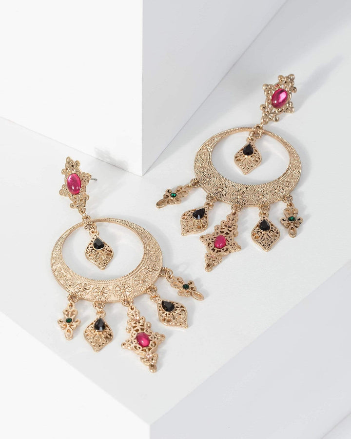Gold Chandelier Drop Earrings | Earrings