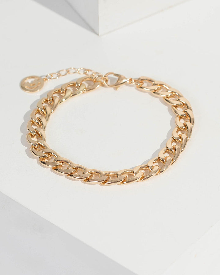 Gold Chunky Chain Bracelet Bracelet | Wristwear