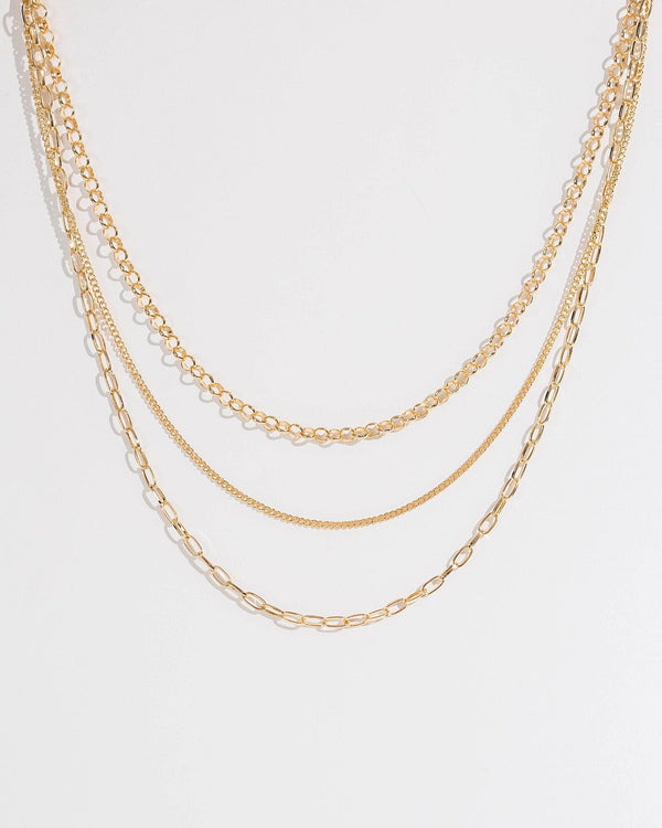 Colette by Colette Hayman Gold Chunky Chain Layer Necklace