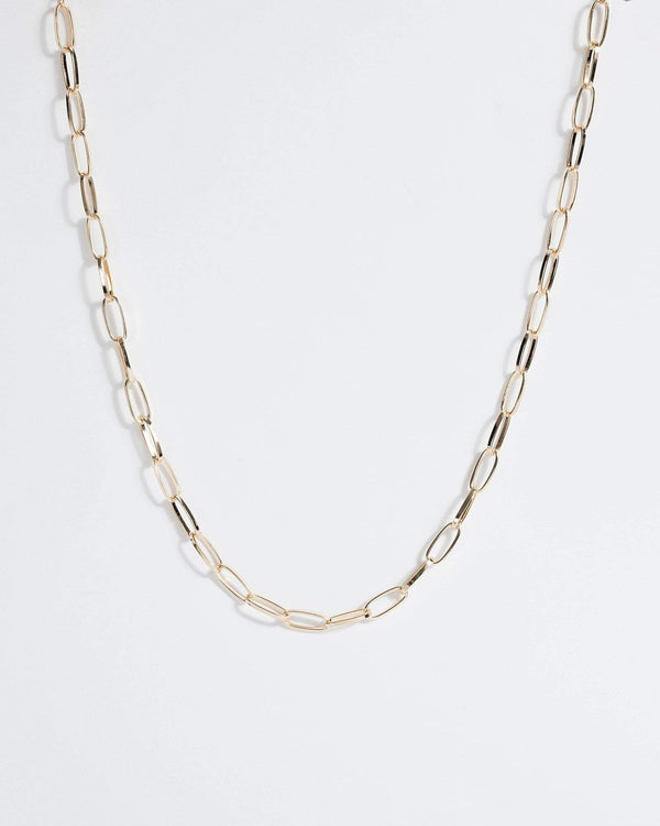 Gold Chunky Chain Necklace | Necklaces