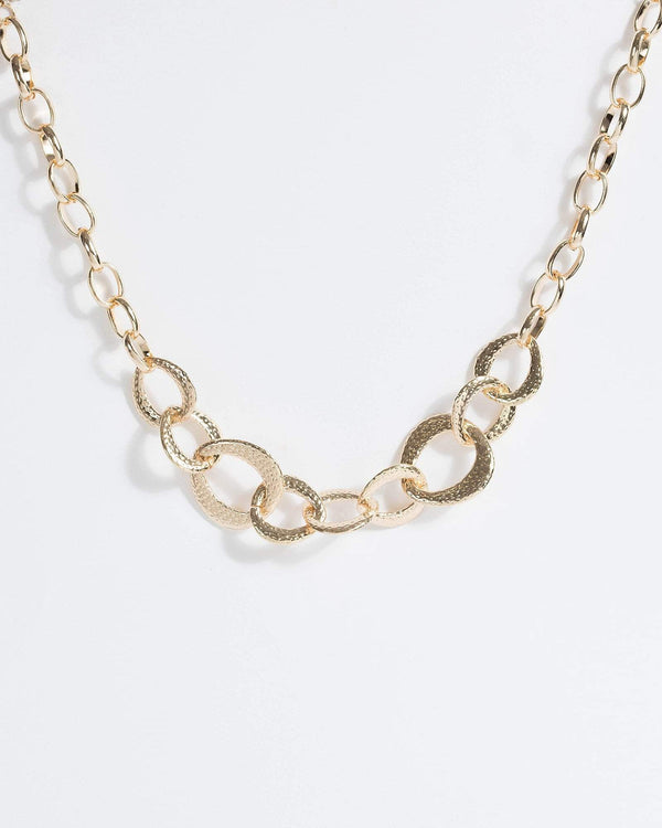 Gold Chunky Chain Statement Necklace | Necklaces