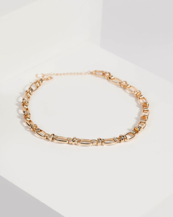 Gold Chunky Link Chain Necklace | Necklaces