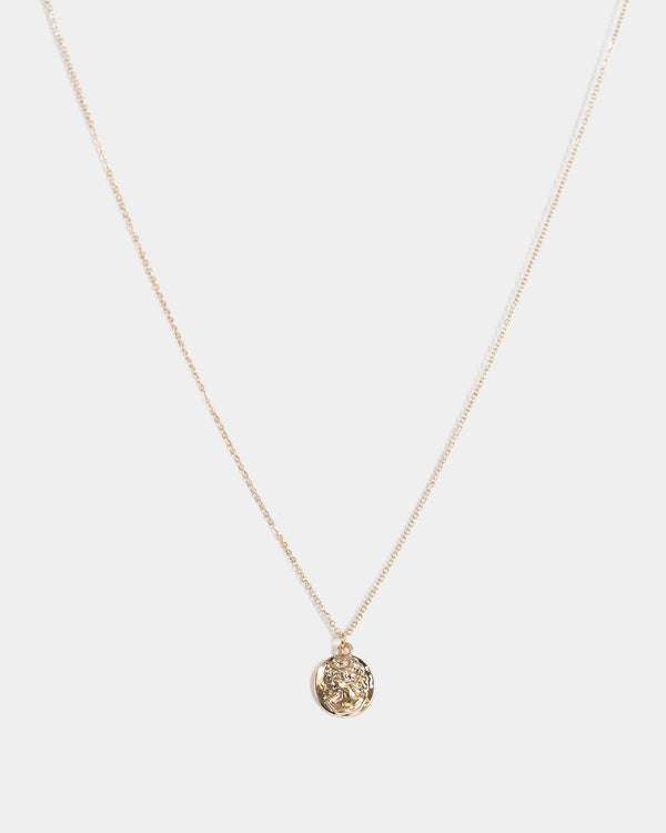 Gold Coin Pendant Fine Necklace | Necklaces