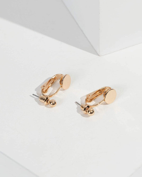 Gold Disc Earring Back Converter | Accessories