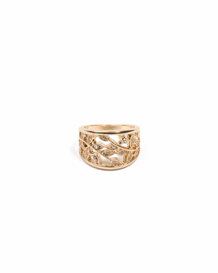 Colette by Colette Hayman Gold Filigree Wrap Ring - Large