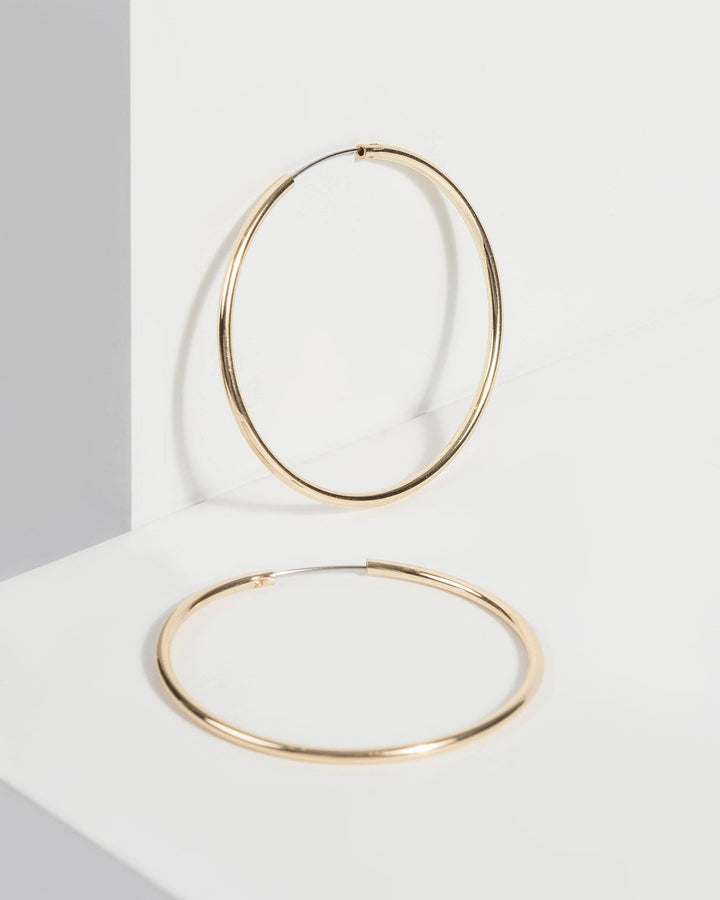 Gold Fine Hoop Earrings | Earrings