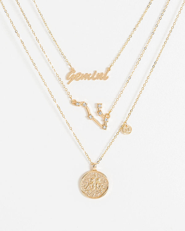 Colette by Colette Hayman Gold Gemini Zodiac Necklace