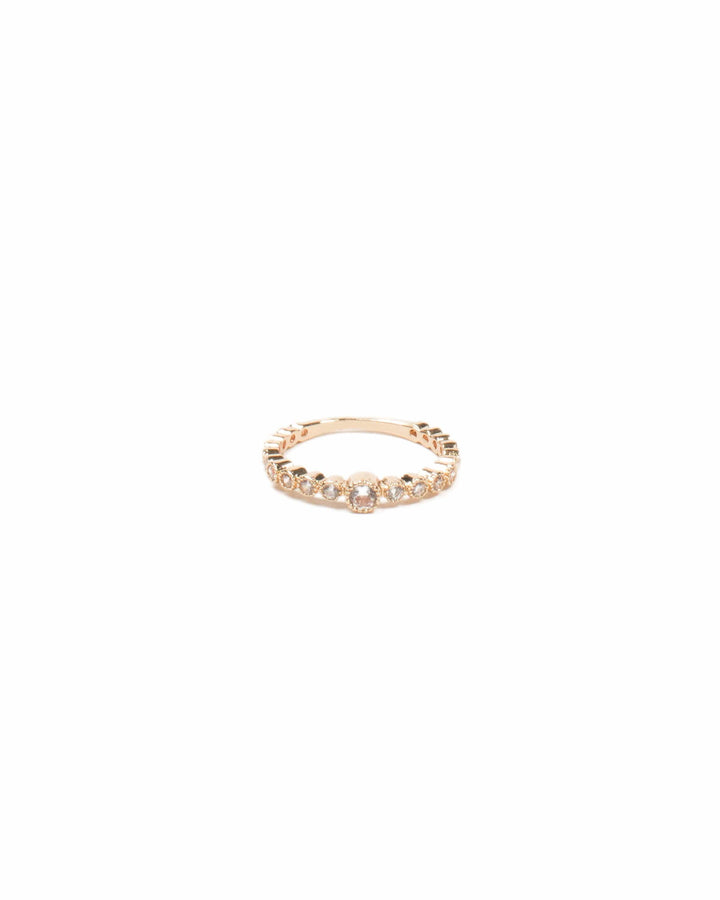 Colette by Colette Hayman Gold Gradual Stone Ring - Large
