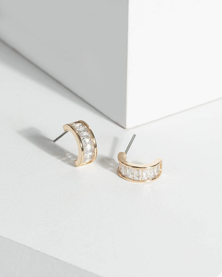 Gold Half Hoop Earrings | Earrings