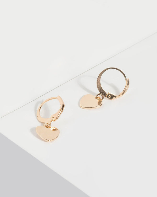 Gold Hoop Moon Earrings | Earrings