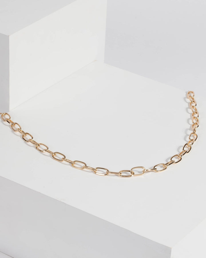 Gold Large Chain Necklace | Necklaces