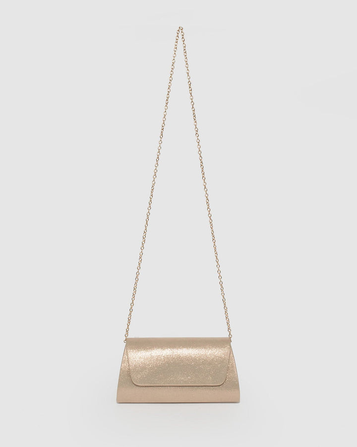 Gold Leaha Evening Clutch Bag | Clutch Bags