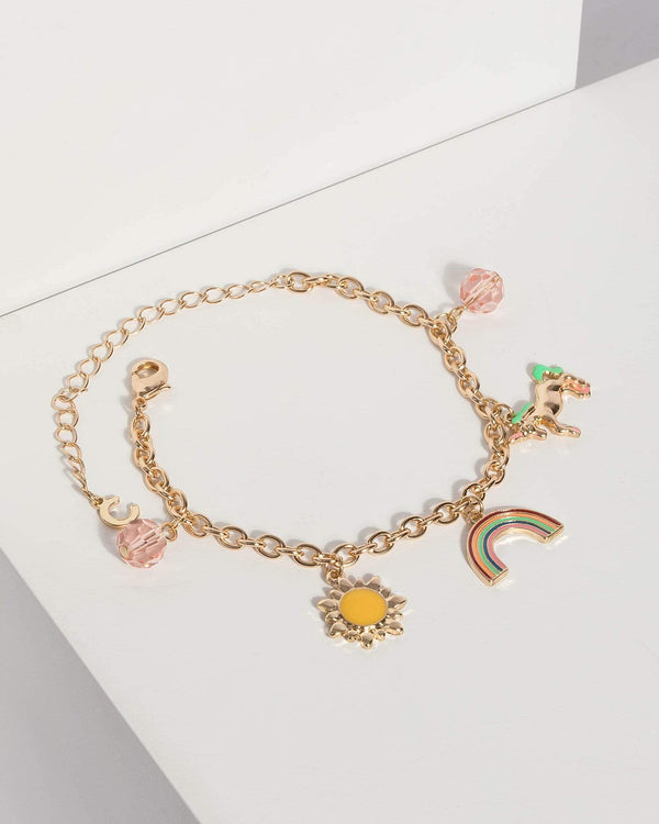 Gold Lucky Charm Bracelet | Wristwear