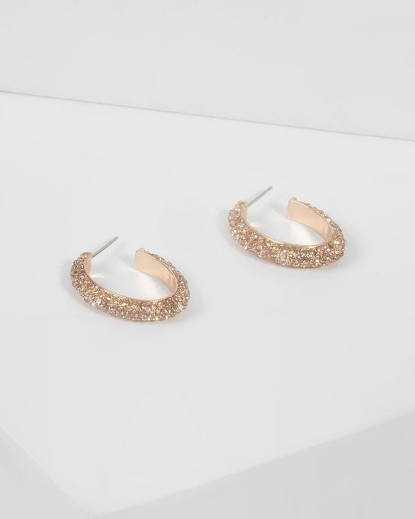 Gold Mini Oval Hoop Earrings | Earrings