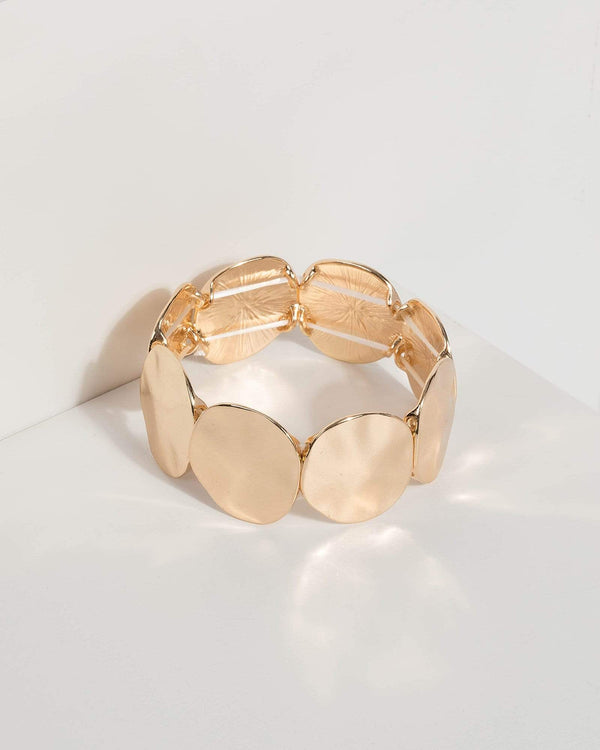 Gold Multi Disc Bracelet | Wristwear