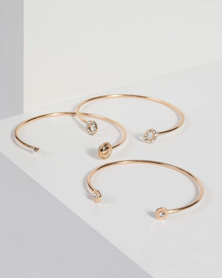 Gold Multi Fine Cuff | Wristwear