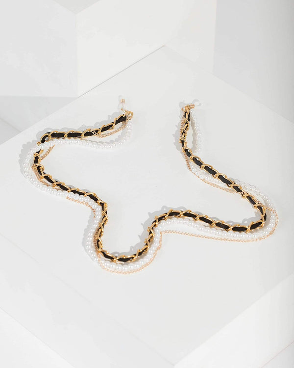 Colette by Colette Hayman Gold Multi Layered Sunglasses Chain