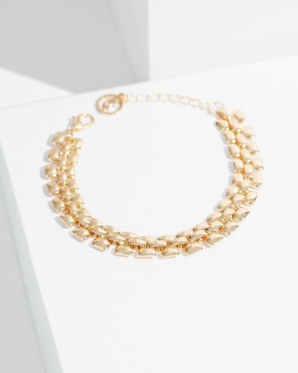 Colette by Colette Hayman Gold Multi Link Chain Bracelet Bracelet