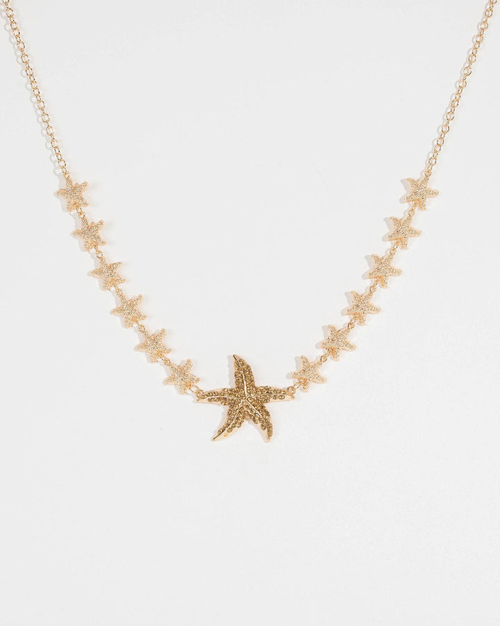 Colette by Colette Hayman Gold Multi Starfish Necklace