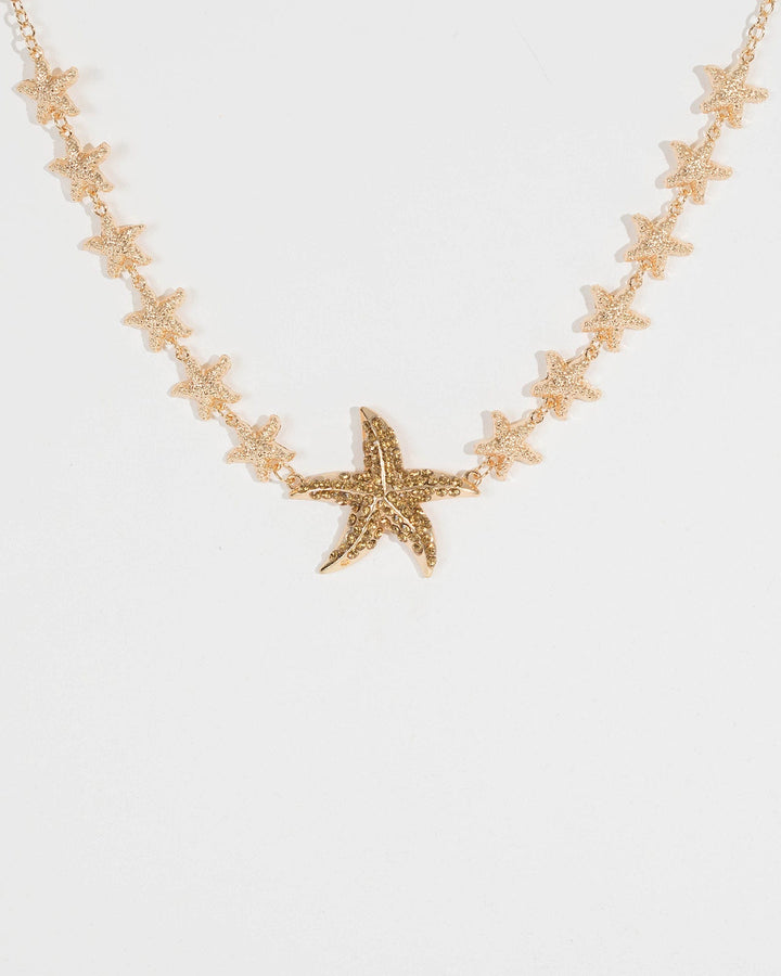 Colette by Colette Hayman Gold Multi Starfish Necklace