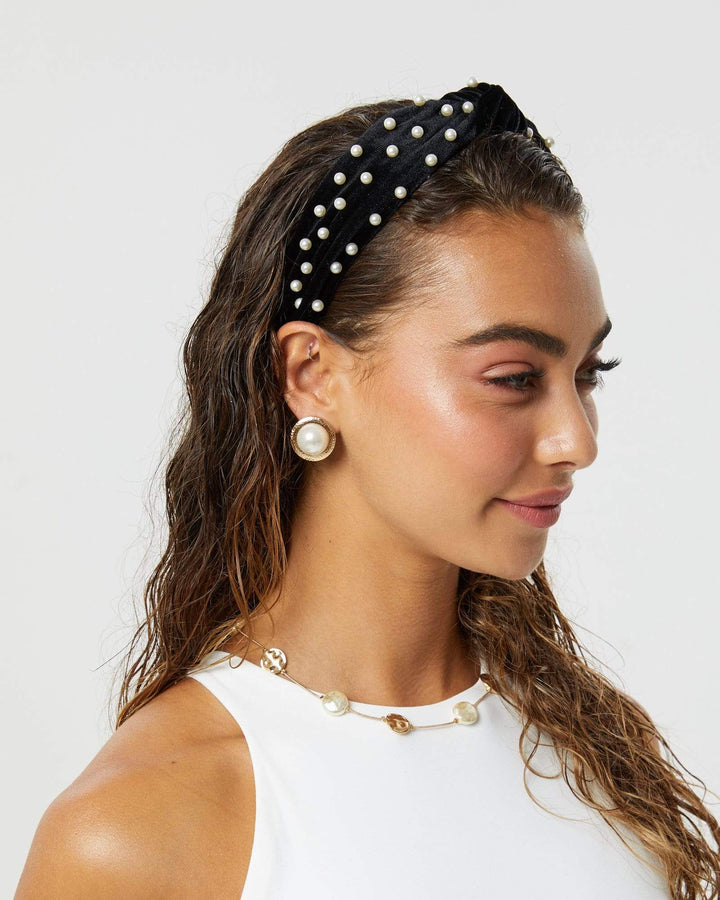 Gold Organic Pearl Stud Earrings | Earrings