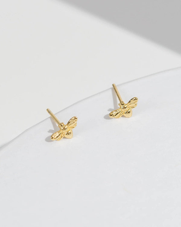 Colette by Colette Hayman Gold Plated Bee Stud Earrings