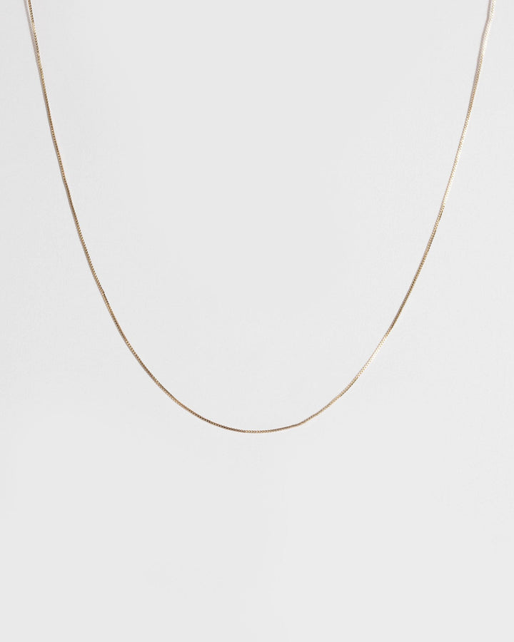 Gold Plated Fine Chain Necklace | Necklaces
