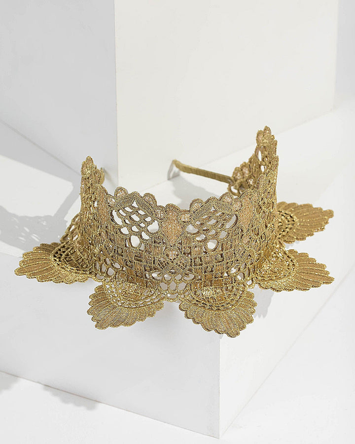 Gold Pointed Detail Fascinator | Hair Accessories