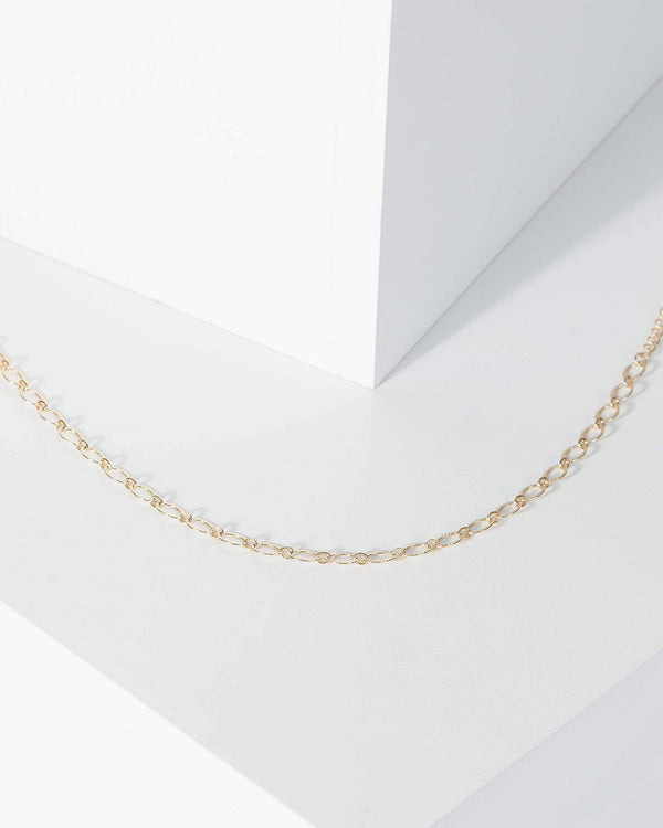 Colette by Colette Hayman Gold Round Linked Chain Detail Anklet