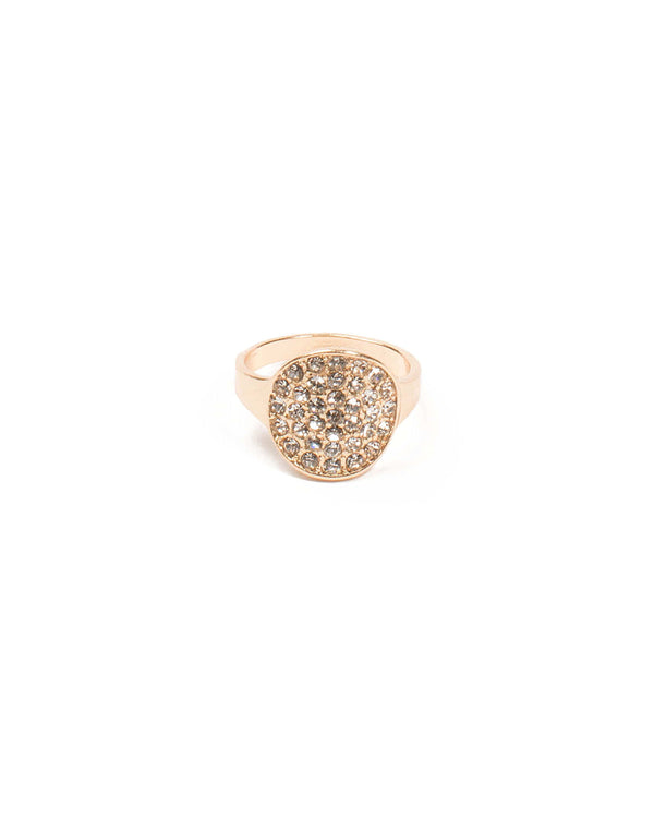 Colette by Colette Hayman Gold Round Multi Stone Ring - Medium