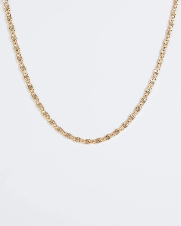 Gold S Chain Short Necklace | Necklaces